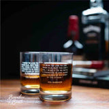 Whiskey Lovers Engraved Personalized Whiskey Glasses - Unique Gifts Demo