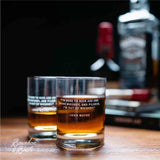 Whiskey Lovers Engraved Personalized Whiskey Glasses - Unique Gifts Demo