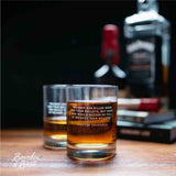 Whiskey Lovers Engraved Personalized Whiskey Glasses - Unique Gifts Demo