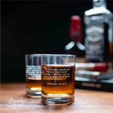 Whiskey Lovers Engraved Personalized Whiskey Glasses - Unique Gifts Demo